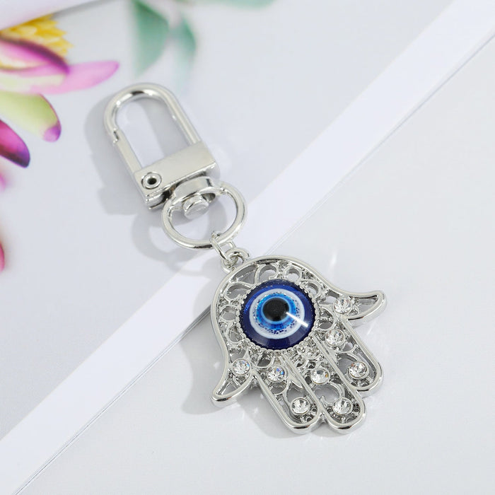 Wholesale Devil's Eye Alloy Keychain MOQ≥6 JDC-KC-Juej001 Keychains 觉际 13 Wholesale Jewelry JoyasDeChina Joyas De China