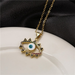 Bulk Jewelry Wholesale devil's eye necklace JDC-ag114 Wholesale factory from China YIWU China