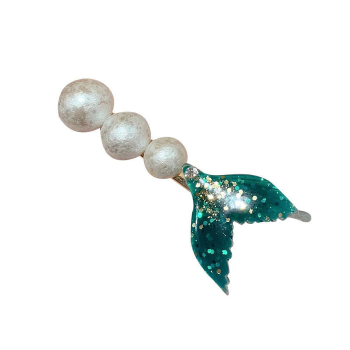 Wholesale diamond banger pearl simple hair Scrunchies JDC-HS-ZhuoM002 Hair Scrunchies 卓美 Wholesale Jewelry JoyasDeChina Joyas De China