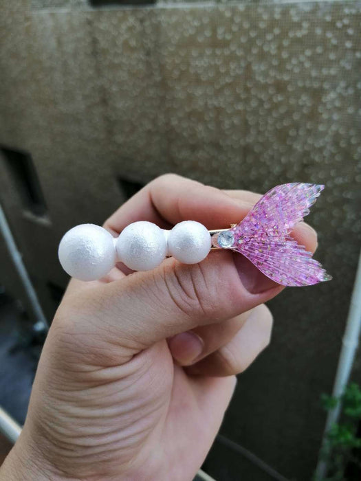 Wholesale diamond banger pearl simple hair Scrunchies JDC-HS-ZhuoM002 Hair Scrunchies 卓美 zi k9 Wholesale Jewelry JoyasDeChina Joyas De China