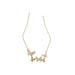 Wholesale diamond-encrusted butterfly alloy necklace JDC-NE-BaoY008 Necklaces 宝钰 Wholesale Jewelry JoyasDeChina Joyas De China
