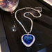 Wholesale diamond-encrusted love alloy necklace JDC-NE-BaoY007 Necklaces 宝钰 1 Wholesale Jewelry JoyasDeChina Joyas De China