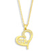 Wholesale diamond-encrusted peach heart love mother's day necklace JDC-NE-AOS018 Necklaces 翱昇 Wholesale Jewelry JoyasDeChina Joyas De China