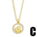 Wholesale diamond-encrusted peach heart love mother's day necklace JDC-NE-AOS018 Necklaces 翱昇 C Wholesale Jewelry JoyasDeChina Joyas De China