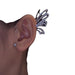 Wholesale diamond-encrusted silver butterfly earhook JDC-ES-ChiH008 Earrings 池豪 Wholesale Jewelry JoyasDeChina Joyas De China