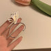 Wholesale diamond-encrusted silver butterfly earhook JDC-ES-ChiH008 Earrings 池豪 Wholesale Jewelry JoyasDeChina Joyas De China