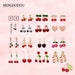 Wholesale diamond inlaid alloy Cherry Earrings JDC-ES-GSMDD030 Earrings 萌豆豆 Wholesale Jewelry JoyasDeChina Joyas De China