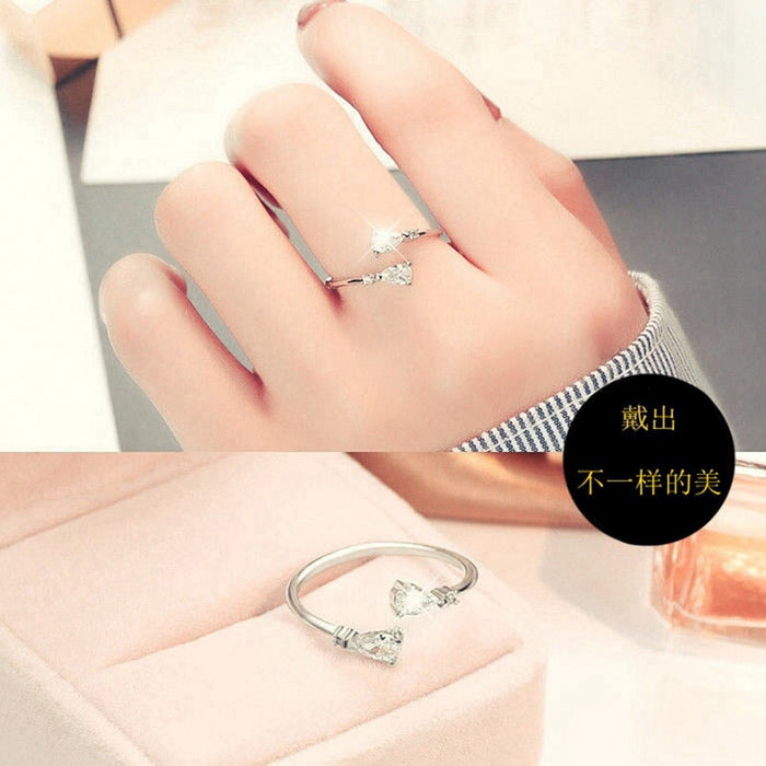 Wholesale diamond inlaid opening adjustable index finger MOQ≥10JDC-RS-NS012 Rings 尼森 Wholesale Jewelry JoyasDeChina Joyas De China