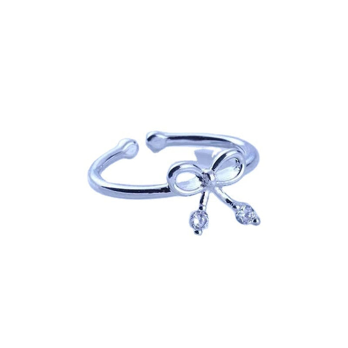 Wholesale diamond inlaid opening adjustable index finger MOQ≥10JDC-RS-NS012 Rings 尼森 Wholesale Jewelry JoyasDeChina Joyas De China