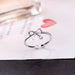 Wholesale diamond inlaid opening adjustable index finger MOQ≥10JDC-RS-NS012 Rings 尼森 bow opening adjustable MOQ10 Wholesale Jewelry JoyasDeChina Joyas De China