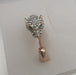 Wholesale diamond-set adjustable leopard head opening metal ring MOQ≥5 JDC-RS-NS013 Rings 尼森 Rose Gold MOQ5 Wholesale Jewelry JoyasDeChina Joyas De China