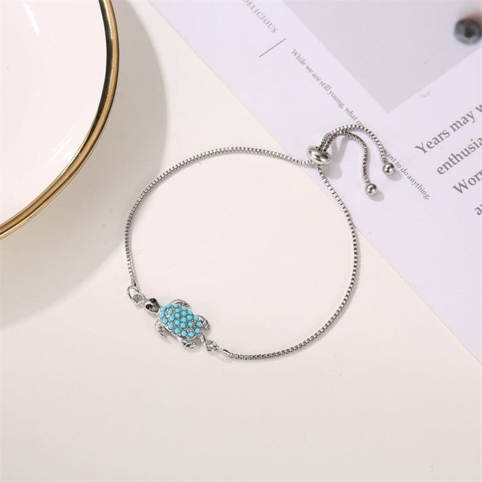 Wholesale Diamond Turtle Alloy Adjustable Bracelet JDC-BT-A033 Bracelet 妙雅 Wholesale Jewelry JoyasDeChina Joyas De China