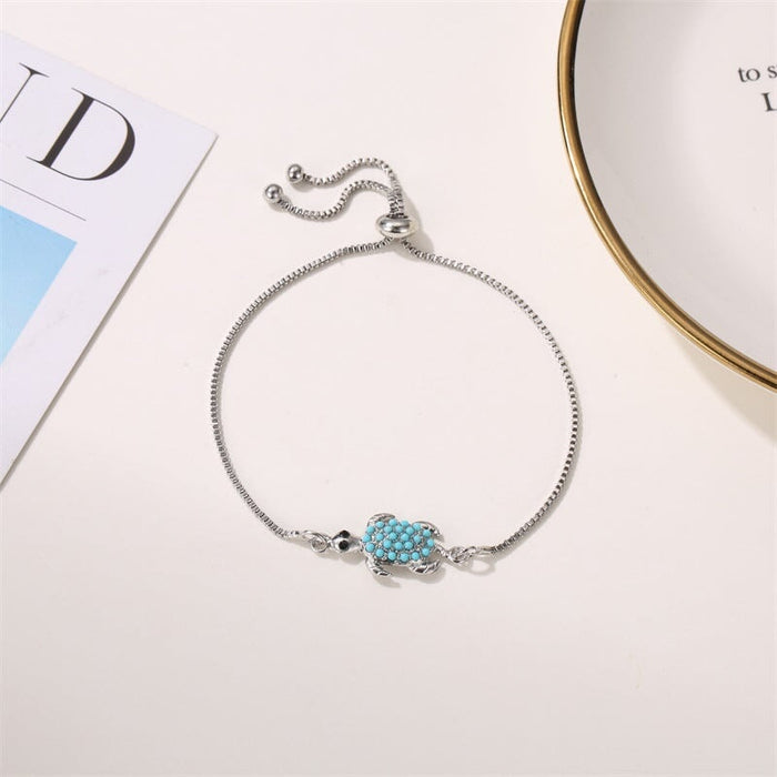 Wholesale Diamond Turtle Alloy Adjustable Bracelet JDC-BT-A033 Bracelet 妙雅 Wholesale Jewelry JoyasDeChina Joyas De China