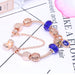 Wholesale DIY Alloy Blue Water Drop Bracelet (F) JDC-BT-XingL045 Bracelet 星銮 Wholesale Jewelry JoyasDeChina Joyas De China