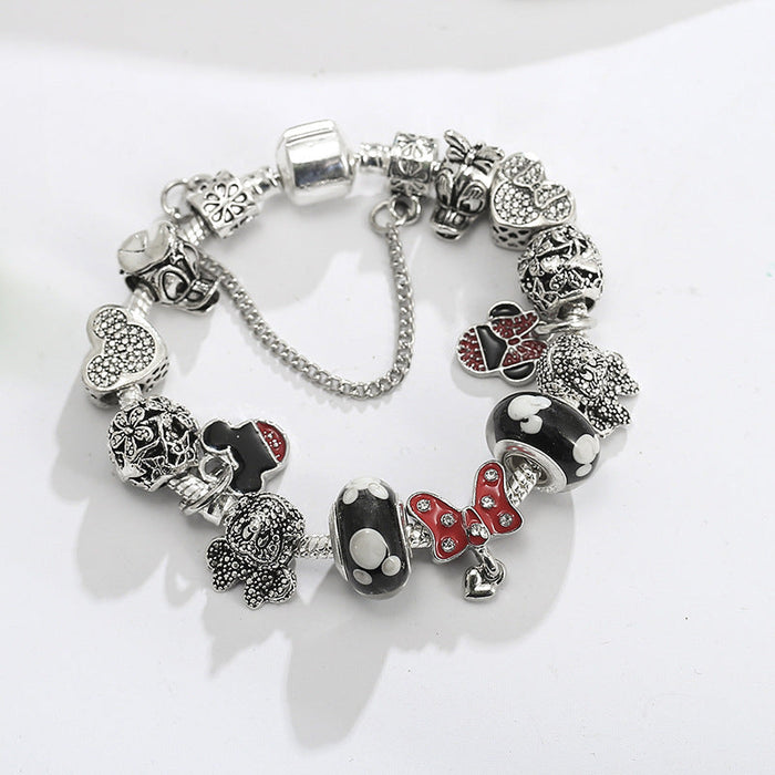 Wholesale DIY Alloy Rhinestone Bow Bracelet (F) JDC-BT-XingL044 Bracelet 星銮 Wholesale Jewelry JoyasDeChina Joyas De China