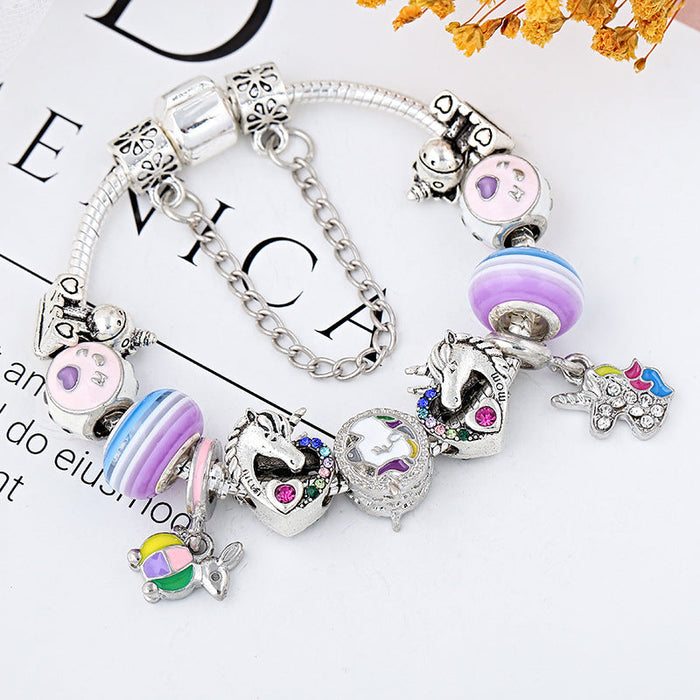 Wholesale DIY Alloy Silver Plated Rhinestone Bracelet (F) JDC-BT-XingL043 Bracelet 星銮 Wholesale Jewelry JoyasDeChina Joyas De China