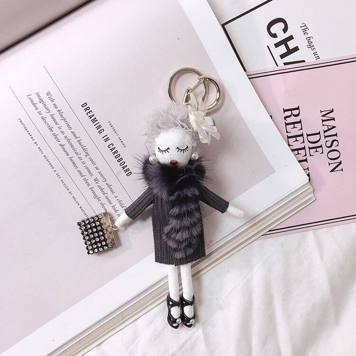 Wholesale Doll Cotton Keychain JDC-KC-LX043 Keychains 恋希 GD Wholesale Jewelry JoyasDeChina Joyas De China