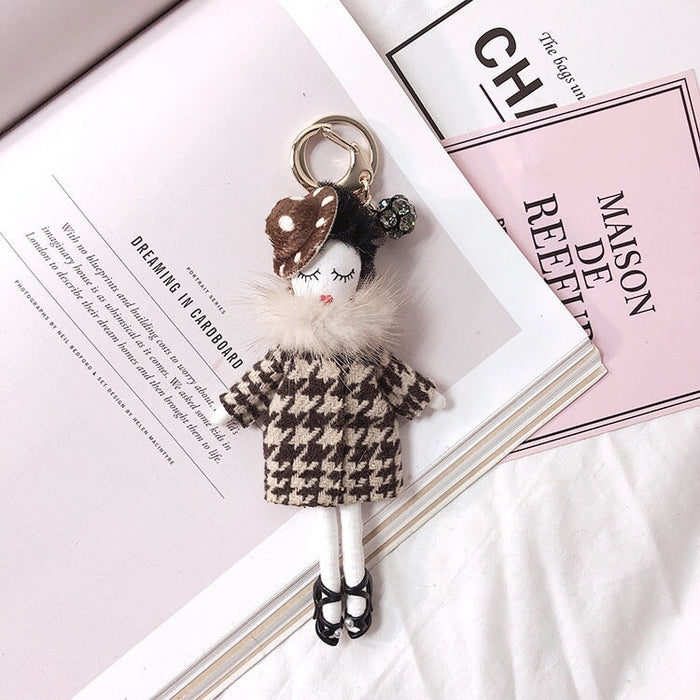 Wholesale Doll Cotton Keychain JDC-KC-LX043 Keychains 恋希 QNGSN Wholesale Jewelry JoyasDeChina Joyas De China