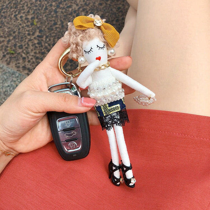 Wholesale Doll Cotton Keychain JDC-KC-LX044 Keychains 恋希 Wholesale Jewelry JoyasDeChina Joyas De China