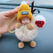 Wholesale doll plush Pom Pom Keychain JDC-KC-LX041 Keychains 恋希 yellow Wholesale Jewelry JoyasDeChina Joyas De China