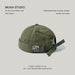 Wholesale Dome Hat Hip Hop Cotton Melon Peel Hat JDC-FH-Muxia001 Fashionhat 沐夏 Army green adjustable Wholesale Jewelry JoyasDeChina Joyas De China