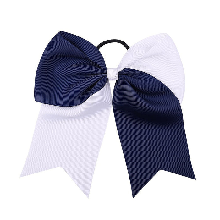 Wholesale double color dovetail bow children hair band JDC-HS-YL060 Hair Scrunchies 雅伦 1 Wholesale Jewelry JoyasDeChina Joyas De China