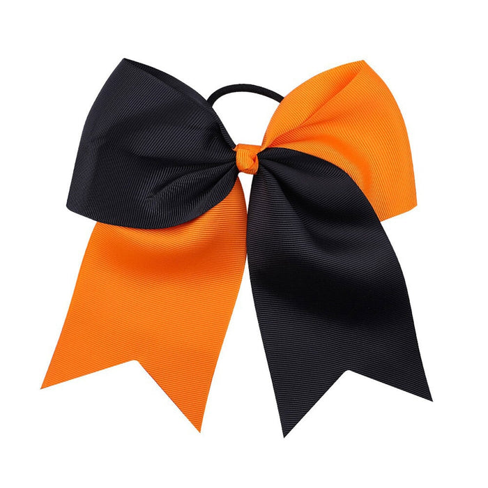 Wholesale double color dovetail bow children hair band JDC-HS-YL060 Hair Scrunchies 雅伦 4 Wholesale Jewelry JoyasDeChina Joyas De China