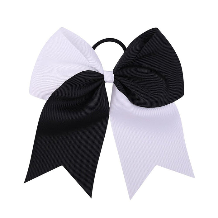 Wholesale double color dovetail bow children hair band JDC-HS-YL060 Hair Scrunchies 雅伦 6 Wholesale Jewelry JoyasDeChina Joyas De China