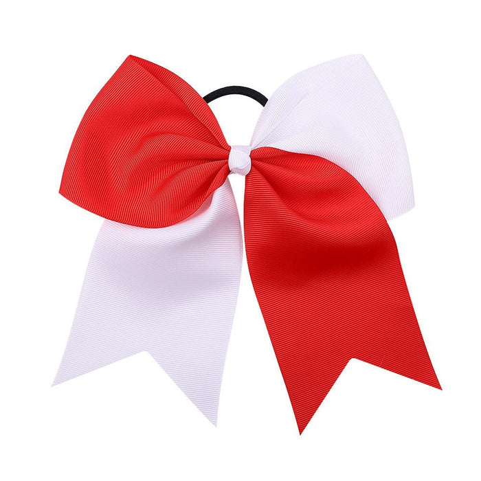 Wholesale double color dovetail bow children hair band JDC-HS-YL060 Hair Scrunchies 雅伦 8 Wholesale Jewelry JoyasDeChina Joyas De China