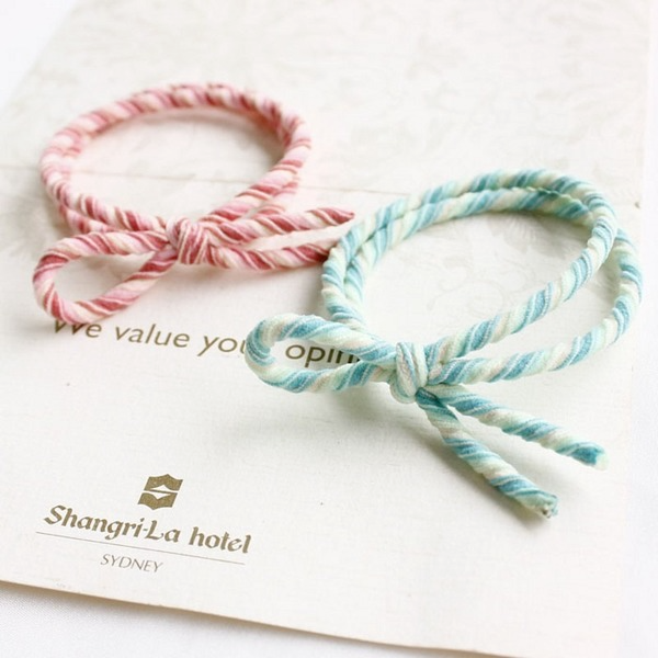 Bulk Jewelry Wholesale double fabric knot high elastic Hair Scrunchies JDC-HS-K064 Wholesale factory from China YIWU China