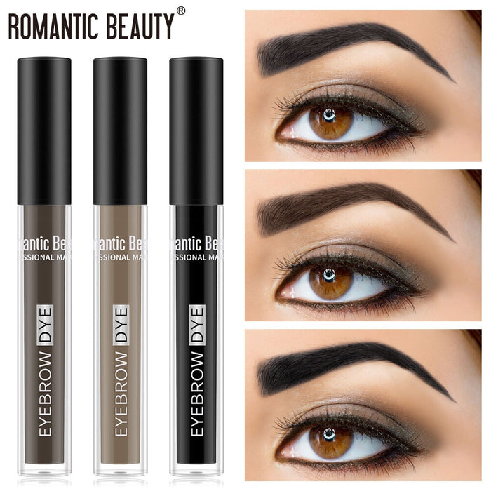 Wholesale double head brow brush long-lasting shaping waterproof sweatproof dye eyebrow balm JDC-MA-JunC001 Mascara 君灿 Wholesale Jewelry JoyasDeChina Joyas De China