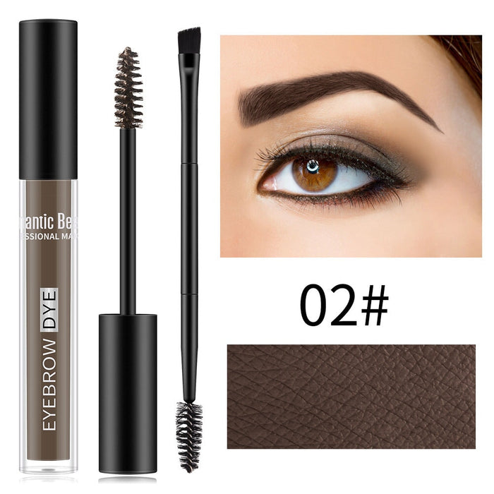Wholesale double head brow brush long-lasting shaping waterproof sweatproof dye eyebrow balm JDC-MA-JunC001 Mascara 君灿 Wholesale Jewelry JoyasDeChina Joyas De China