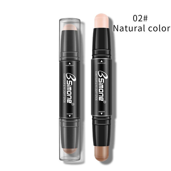 Wholesale double head high gloss concealer contour stick JDC-CP-JunC002 Contouring powder 君灿 02 Wholesale Jewelry JoyasDeChina Joyas De China