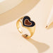 Wholesale Double Heart Alloy Rings JDC-RS-F104 Rings 韩之尚 Wholesale Jewelry JoyasDeChina Joyas De China