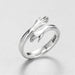 Wholesale double section love hug adjustable ring MOQ≥10 JDC-RS-NS001 Rings 尼森 Wholesale Jewelry JoyasDeChina Joyas De China