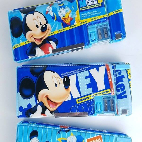 Wholesale Double Sided Multifunctional Children Plastic Magnetic Pencil Case Random One (F) JDC-PB-Leh005 Pencil Bags 乐豪 Wholesale Jewelry JoyasDeChina Joyas De China