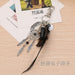 Wholesale dreamcatcher pendant feather opal tassel keychain JDC-KC-QiaW002 Keychains 恰薇 3 ok Wholesale Jewelry JoyasDeChina Joyas De China