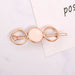 Wholesale drip star geometric circle metal hairpin JDC-HC-KX001 Hair Clips 柯羡 11 Wholesale Jewelry JoyasDeChina Joyas De China