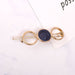 Wholesale drip star geometric circle metal hairpin JDC-HC-KX001 Hair Clips 柯羡 Wholesale Jewelry JoyasDeChina Joyas De China
