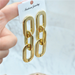 Bulk Jewelry Wholesale earring geometric chain Ekli minimalist French earringsJDC-ES-xc152 Wholesale factory from China YIWU China
