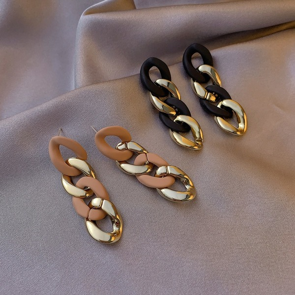Bulk Jewelry Wholesale earring geometry ackery color platingJDC-ES-xc063 Wholesale factory from China YIWU China