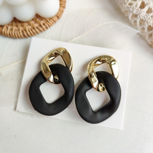 Bulk Jewelry Wholesale earrings cold wind chain geometric personality earringsJDC-ES-xc076 Wholesale factory from China YIWU China