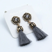 Bulk Jewelry Wholesale earrings velvet tassel stud jDC-ES-b105 Wholesale factory from China YIWU China