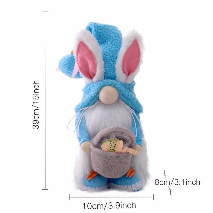 Wholesale Easter Carrot Rabbit Cartoon Cute Rabbit Decorative Cloth Ornament JDC-OS-QuY002 Ornaments 趣颖 blue Wholesale Jewelry JoyasDeChina Joyas De China