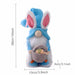 Wholesale Easter Carrot Rabbit Cartoon Cute Rabbit Decorative Cloth Ornament JDC-OS-QuY002 Ornaments 趣颖 blue Wholesale Jewelry JoyasDeChina Joyas De China