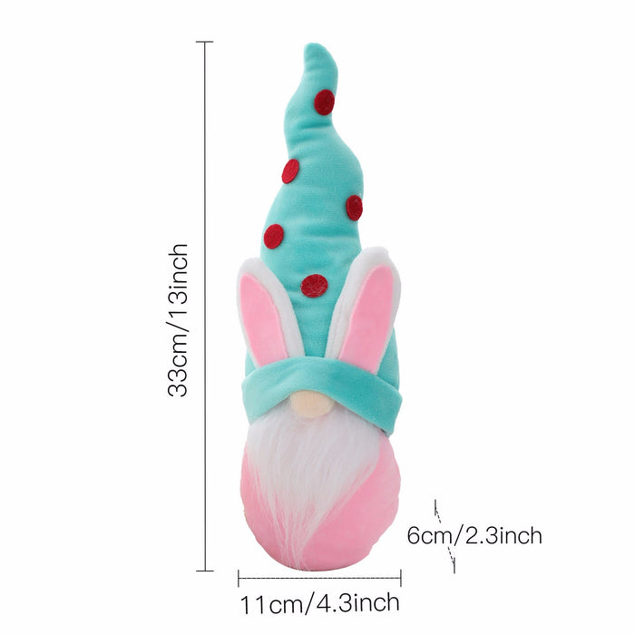 Wholesale Easter Faceless Doll Cartoon Rabbit Doll Cloth Ornament JDC-OS-QuY006 Ornaments 趣颖 blue Wholesale Jewelry JoyasDeChina Joyas De China