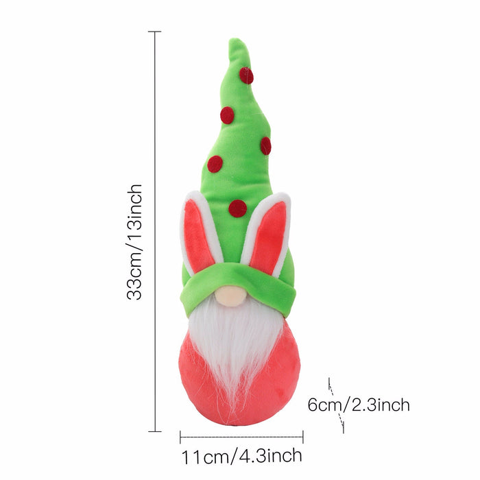 Wholesale Easter Faceless Doll Cartoon Rabbit Doll Cloth Ornament JDC-OS-QuY006 Ornaments 趣颖 green Wholesale Jewelry JoyasDeChina Joyas De China