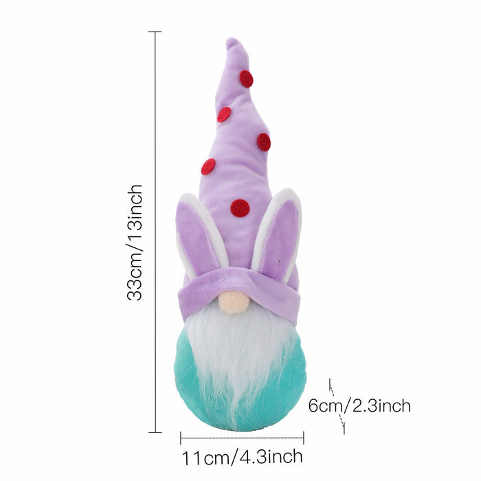 Wholesale Easter Faceless Doll Cartoon Rabbit Doll Cloth Ornament JDC-OS-QuY006 Ornaments 趣颖 purple Wholesale Jewelry JoyasDeChina Joyas De China