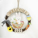Wholesale Easter Pine Decorative Home Garland Door Hanging Welcome Wood Sign JDC-WS-JinQ001 金青 Wholesale Jewelry JoyasDeChina Joyas De China