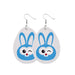 Wholesale Easter Reversible Leather Earrings Cute Print Earrings JDC-ES-ZL001 Earrings 钻拉 10 Wholesale Jewelry JoyasDeChina Joyas De China